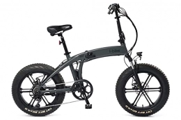 i-Bike Bici elettriches I-Bike Orso Ita99, Bicicletta Elettrica Ripiegabile Unisex Adulto, Grigio, 176 x 98 x 31 cm