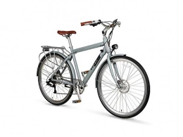 iamelectric Bici iamelectric - Bicicletta elettrica ARES, bicicletta elettrica EBFEC, bicicletta da città, bicicletta per uomo, ecologia, motore posteriore da 250 W, pneumatici da 35 pollici,