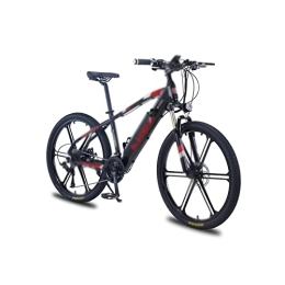 IEASE Bici IEASEddzxc Electric Bicycle Electric Bicycle Lithium Battery Motor Electric Mountain Bike Speed Aluminum Alloy Frame Light (Color : Schwarz)
