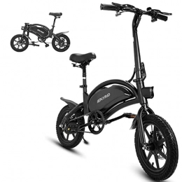 LONTEMS Bici IENYRID Bici elettrica, bici elettriche con pedali per adulti, bici elettrica pieghevole e da viaggio da 14 pollici, supporto app