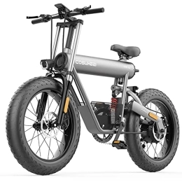 IENYRID Bici elettriches iENYRID Bicicletta elettrica Mountain bike elettrica per adulti 20" Fat Tire E-Bike, bicicletta elettrica con pedalata assistita, motore brushless ad alta velocità