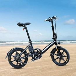 INOVIX Bici INOVIX Mountain bike elettrica pieghevole per esterni, 3 modalità, pneumatici da 20" con batteria agli ioni di litio da 36 V / 11, 6 Ah, cambio professionale Shimano a 7 velocità (Blue-D11) (Black-D3s)