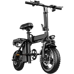 Ishishengwei Bici elettriches Ishishengwei W10 Pedale portatile bicicletta pieghevole adulti pendolari 500W 48V B-L Inverter Brushless Alta Velocità (48V-35A / 130KM)