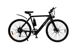 Italia Power Bici elettriches Italia Power E- Bike Ibrida, Bicicletta elettrica Unisex Adulto, Nero, M