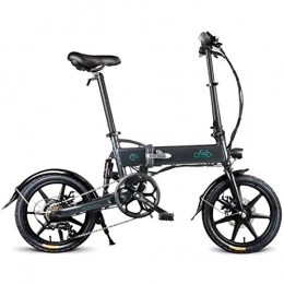 JINXL D2 Shifting Versione 36V 7.8Ah 250W Pieghevole Bicicletta ciclomotore 25 kmh Max 50KM Chilometraggio Bici elettrica in Bicicletta Parti accessorie (Color : Dark Grey)
