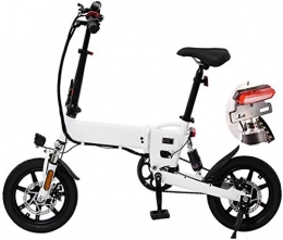 JXH Bici JXH Folding E-Bike, Bicicletta elettrica da 14 Pollici per Gli Adulti - 250W-36V-7.8AH Batteria al Litio, Freno a Disco - Tre modalit di Guida, Adatto per Uomini e Donne, 5.2ah