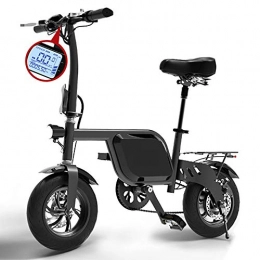 KADDGN Bici elettriches KADDGN Pieghevole Bici elettrica, 14" Bicicletta elettrica / Commute Ebike con 350W Motore, 48V 7.5Ah Batteria, e in Bicicletta Adatto per Adulti