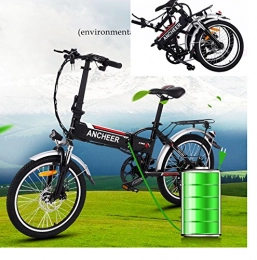 Kaimus Bici elettriches Kaimus Bikes, Bicicletta Elettrica Pieghevole SHIMANO Pedelec, ruota da 20", Alluminio, Battera Ion-Litio 36V / 250W
