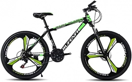 WZZZ-MM Bici elettriches La nuova bici da montagna da 26 pollici Premium Cross-Country Mountain Bike 27 velocità deragliatore posteriore anteriore e posteriore freni a disco sospensione-verde 24 velocità 24 pollici