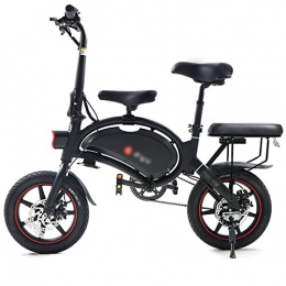 LACALA E-Bike Pieghevole per Bici elettrica a Due Ruote per Auto elettrica Intelligente con Pedali per Pneumatici per Adulti