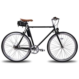Hiland Bici LAMASSU Bicicletta elettrica a marcia fissa per adulti con batteria da 36 V 5 Ah, colore nero…