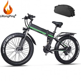 LiRongPing Bici Leggera Mountain Bike Elettrica, Rimovibile 48v / 12.8ah Batteria al Litio Gamma di Chilometraggio 30-90km, 26-inch Biciclette Elettriche Biciclette Elettriche Commute Ebike