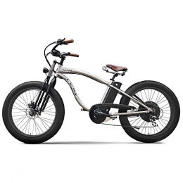 lem motor Bici elettriches lem motor E-Bike Bicicletta Elettrica 500W 48V Con Ruote Fat Cruiser Chrome