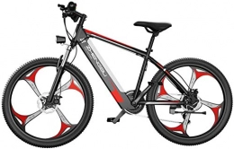 LIMQ Bici elettriches LIMQ Mountain Bike Elettrico da 26 Pollici per Adulto Bici Elettrica per Pneumatici Grassi per Adulti Snow / Mountain / Beach Ebike con Batteria agli Ioni di Litio, Black