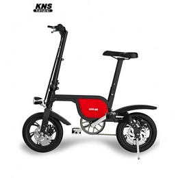 LJ Bicicletta Pieghevole Maschio Femmina Ultraleggero Mini Elettrico Ciclomotore Ioni Di Litio/Nero / 1PCS