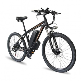 LMBXAIP 26" Bici Elettrica, 48v 350w 15ah / Batteria agli Ioni di Litio Rimovibile, Mountain Bike per Uomo/Durata della Batteria Pura (55 Km), per Viaggi in Bicicletta All'Aperto,A