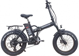 LOMBARDO BICI Bici elettriches LOMBARDO BICI APPIA Ruota 20 Fat Bike Omologata Motore 250w 80Nm Batteria 624Wh 48v 13ah Gamma 2021 (Black White Matt)