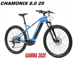 LOMBARDO BICI Bici elettriches LOMBARDO BICI Chamonix 8.0 Ruota 29 CX 75NM Batteria Integrata 500WH Gamma 2020 (Blue Sky Black Red Matt, 45 CM)