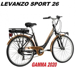 LOMBARDO BICI Bici elettriches LOMBARDO BICI LEVANZO Sport Ruota 26 Motore 250w 35Nm Batteria 468Wh 36v 13ah Gamma 2020 (Black Copper Matt)