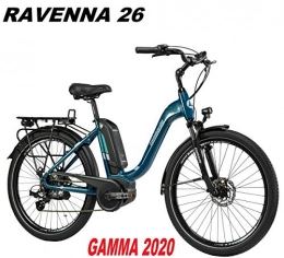 LOMBARDO BICI Bici elettriches LOMBARDO BICI Ravenna Ruota 26 Active 40NM Batteria 400WH Gamma 2020 (Green Shock Glossy)