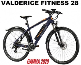LOMBARDO BICI Bici elettriches LOMBARDO BICI VALDERICE Fitness Ruota 28 Motore 250w 35Nm Batteria Semi-Integrata 417Wh 36v 11, 6ah Gamma 2020 (41 CM)