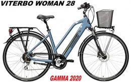 LOMBARDO BICI Bici elettriches LOMBARDO BICI VITERBO Woman Ruota 28 Motore 250w 35Nm Batteria Integrata 504Wh 36v 14ah Gamma 2020 (48 CM)