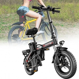 Luckyzl Bici Luckyzl Portatile Compatta Elettrica Bike, Smart Bici Elettrica con Pedalata Assistita, 3 modalità di Guida, Regolabile in Altezza, Compatta Portatile, Unisex Adulto