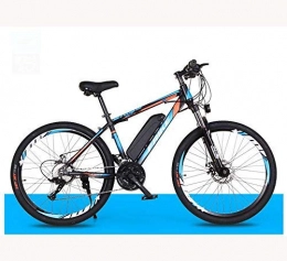 LUO Bici elettriches LUO Mountain bike elettrica per adulti, bici elettrica da 26 pollici con batteria rimovibile agli ioni di litio da 36 V 8 Ah / 10 Ah, cambio a 21 / 27 velocit, C, velocit 36 V 8 Ah, B