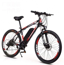 LUO Bici LUO Mountain bike elettrica per adulti, bici elettrica da 26 pollici con batteria rimovibile agli ioni di litio da 36 V 8 Ah / 10 Ah, cambio a 21 / 27 velocit, C, velocit 36 V 8 Ah, UN
