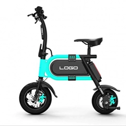 LUO Bici elettriches LUO Scooter, Mini bici elettrica pieghevole per adulti, Bicicletta elettrica portatile in lega di alluminio di grado aeronautico, Batteria al litio da 350 W motore / 36 V 4, 4 Ah, Generale da donna