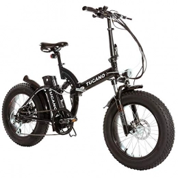 marnaula - tucano Bici elettriches marnaula - tucano Monster 20 FS eBike Plegable - Suspensin Delantera - Motor 500W(Nero)