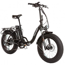marnaula - tucano Bici elettriches marnaula - tucano Monster 20 ″ Low-e-Bike Pieghevole - Sospensione Anteriore - Motore da 500 W (Nero)