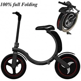 MMJC Bici Mini bicicletta elettrica pieghevole, 350 W, potenza del motore - Velocità massima 30 km / H - carico 100 kg - Potenza massima chilometraggio 30 km - batteria al litio