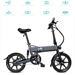 MJLXY Bici elettriches MJLXY E-Bike, Pieghevole Dopo Il Doppio Freno a Disco, Bicicletta a Pedalata Assistita, 36V 7.8 Ah, per Adulti Sport Ciclismo All'aperto