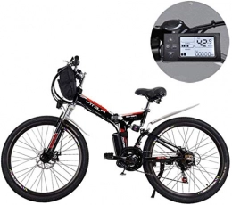 MJY Bici MJY Mountain bike elettriche da 24 pollici, batteria al litio elettrica rimovibile con batteria al litio pieghevole con borsa appesa Tre modalità di guida 6-20, 18Ah / 864Wh