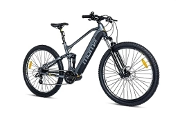 Moma Bikes Bici Moma bikes EMTB 27.5" PRO Full SUSP. L-XL Central Motor, FS Mid Unisex-Adult, Grigio, Unic Size