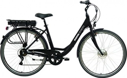 Momo Bici Momo Design Florence Bicicletta Elettrica City Bike, 26'', Velocità 25km / h, Autonomia 70km, Unisex – Adulto, Nero