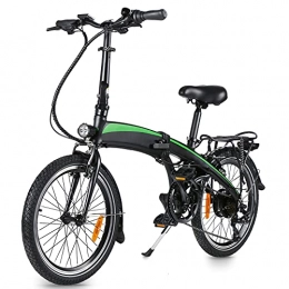 CM67 Bici elettriches Motore elettrico per bicicletta, Con Batteria Rimovibile 36 V, 7.5 Ah, 250W, 3 modalità di guida, Shimano a 7 velocità，E-Bike, Sedile Regolabile, velocità Massima 25km / h