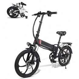 electric bicycle Bici Mountain Bike elettrica 20"Ruota Pieghevole ebike 350W 48V 8AH velocità Cerchio in Lega di magnesio per Adulti, Nero