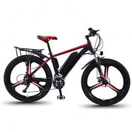 SXZZ Bici elettriches Mountain Bike Elettrica da 26 '', Bicicletta Elettrica con Sedile Posteriore E Luce di Posizione A LED, Bici Elettrica A 21 velocità, Reda, 10AH