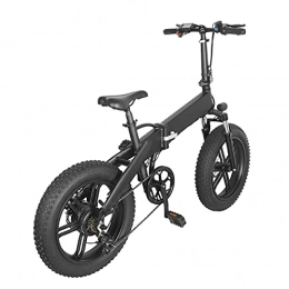 Niguleser Bici elettriches Mountain bike elettrica per adulti, bici pieghevole con freni elettrici a doppio disco con batteria agli ioni di litio rimovibile da 10, 4 Ah, motore da 36 V 500 W e bicicletta elettrica a 7 marce.