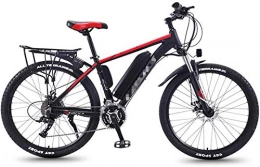 ZJZ Bici elettriches Mountain bike elettrica per adulti con pneumatici grassi, bicicletta da neve da 350 W, bici elettrica da 26 pollici a 21 velocità da spiaggia, mountain bike, sospensione completa, telaio in lega di al