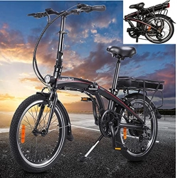 CM67 Bici elettriches Mountain Bike Pieghevole per Bici elettrica, Bici da Citt / Montagna in Alluminio 3 modalit Autonomia 45-55km velocit Massima 25 km / h Adulto Batteria Rimovibile 36V / 10AH