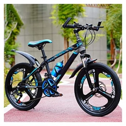 MQJ Bici elettriches MQJ - Bicicletta da bambino, 20 22 da 61 cm, con freno a disco a 21 velocità, ammortizzatore per mountain bike, per bambini e ragazze, adatto per bambini di età superiore a 15 anni, blu, 20 I
