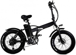 MXW Bici elettriches MXW Mountain Bike Pieghevole da 20 Pollici, Pneumatico Grasso Elettrico per Bici da Neve 20 * 4"con Batteria al Litio 48V 15AH Motore 500W e Freno a Disco
