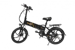 N\A Bici  Bicicletta elettrica da 20 Pollici, Bici elettrica Pieghevole con capacità della batteria10.4AH, parafango in Acciaio con Display LCD per Bici elettrica da 35 Km / h