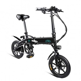 N&F Bici elettriches N&F FIIDO d1 Biciclette elettriche per Adulti, Bici elettrica Pieghevole in Lega di Alluminio per Tutti i Terreni, Batteria agli ioni di Litio da 14"36 V 250 W 7, 8 Ah (Nero)