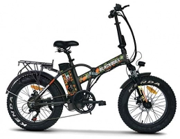 ncx moto Bici elettriches ncx moto Fat-Bike Bicicletta Elettrica Pieghevole a Pedalata Assistita 20" 250W Blackbull Nera e Arancione