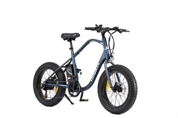 Nilox Bici Nilox, E-Bike J3 Plus, Bici Elettrica con Pedalata Assistita, Ruote 20” Fat, Cambio 7 Marce, Freni a Disco