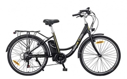 Nilox Bici elettriches Nilox - E-Bike J5 National Geographic - Bici Elettrica a Pedalata Assistita - Motore Brushless High Speed a 5 Velocità da 250W e Batteria LG da 36 V - 10.4 Ah - Ruote da 26" e Cambio Shimano 7 Marce